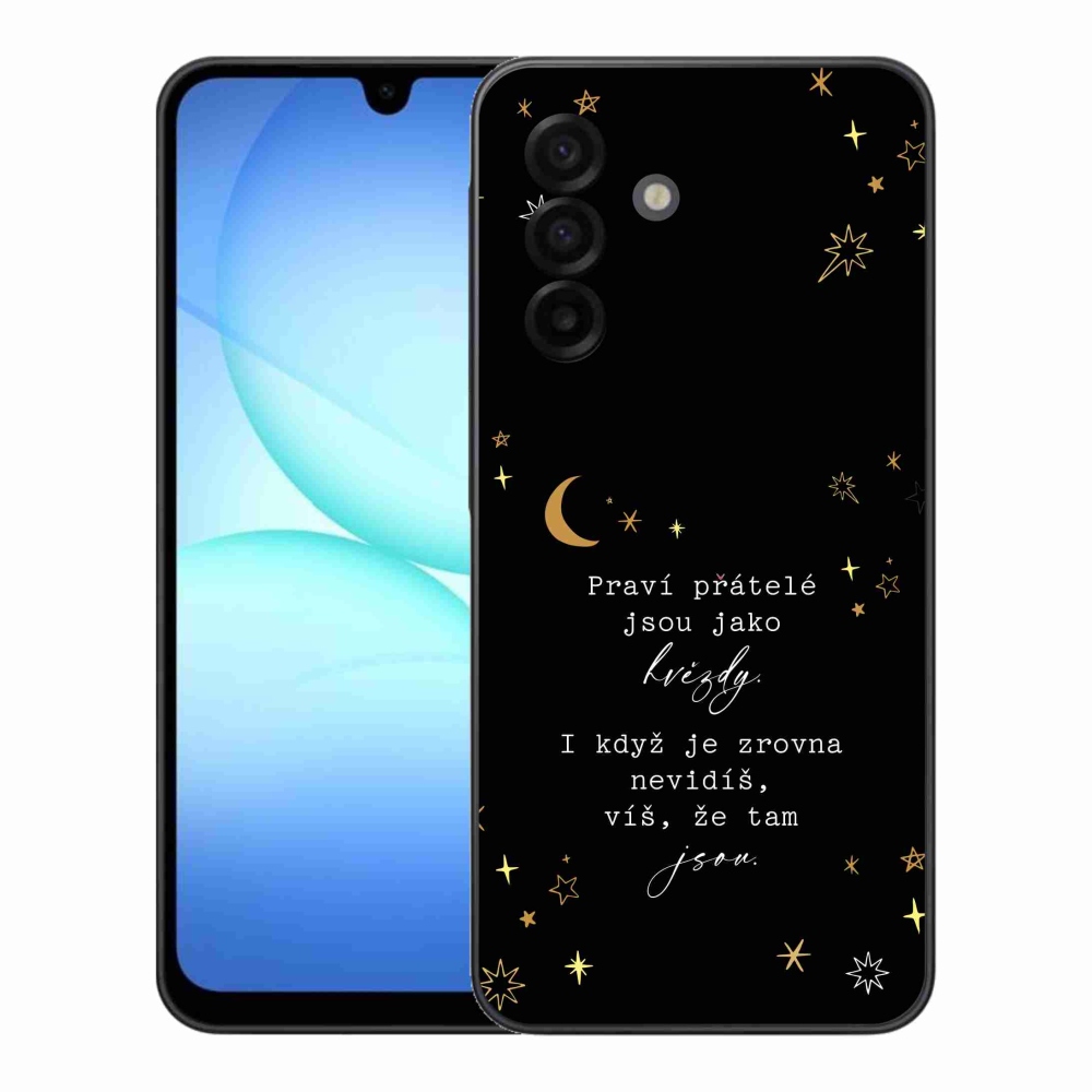 Gélový kryt mmCase na Samsung Galaxy A17 4G/5G - citát 6 čierne pozadie