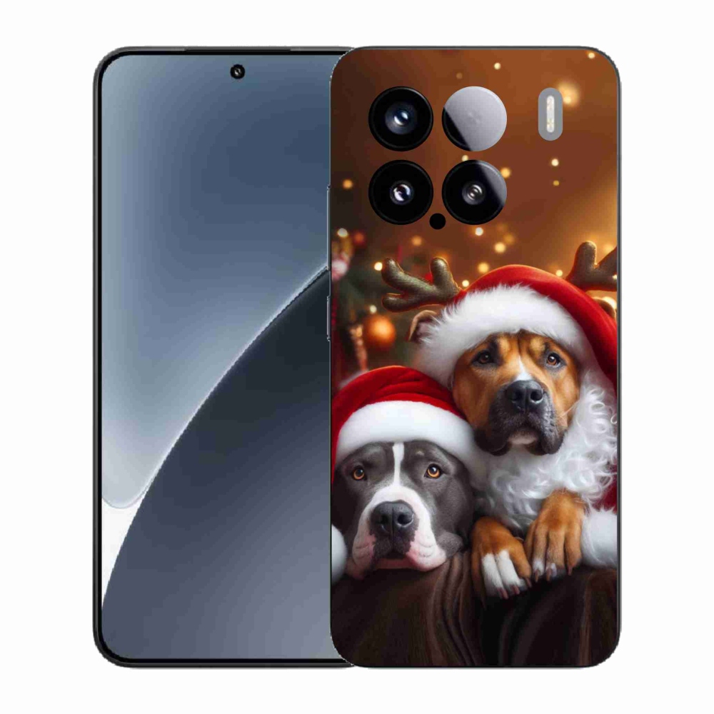 Gélový kryt mmCase na Xiaomi 15 - vianočné psy