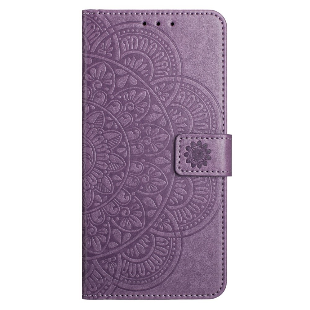 Mandala knižkové púzdro na Xiaomi 15T Pro - fialové