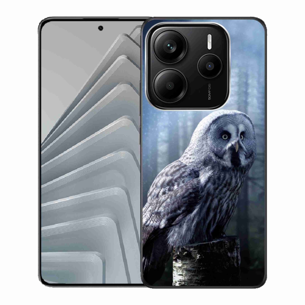 Gélový kryt mmCase na Xiaomi Redmi Note 14 5G - sova
