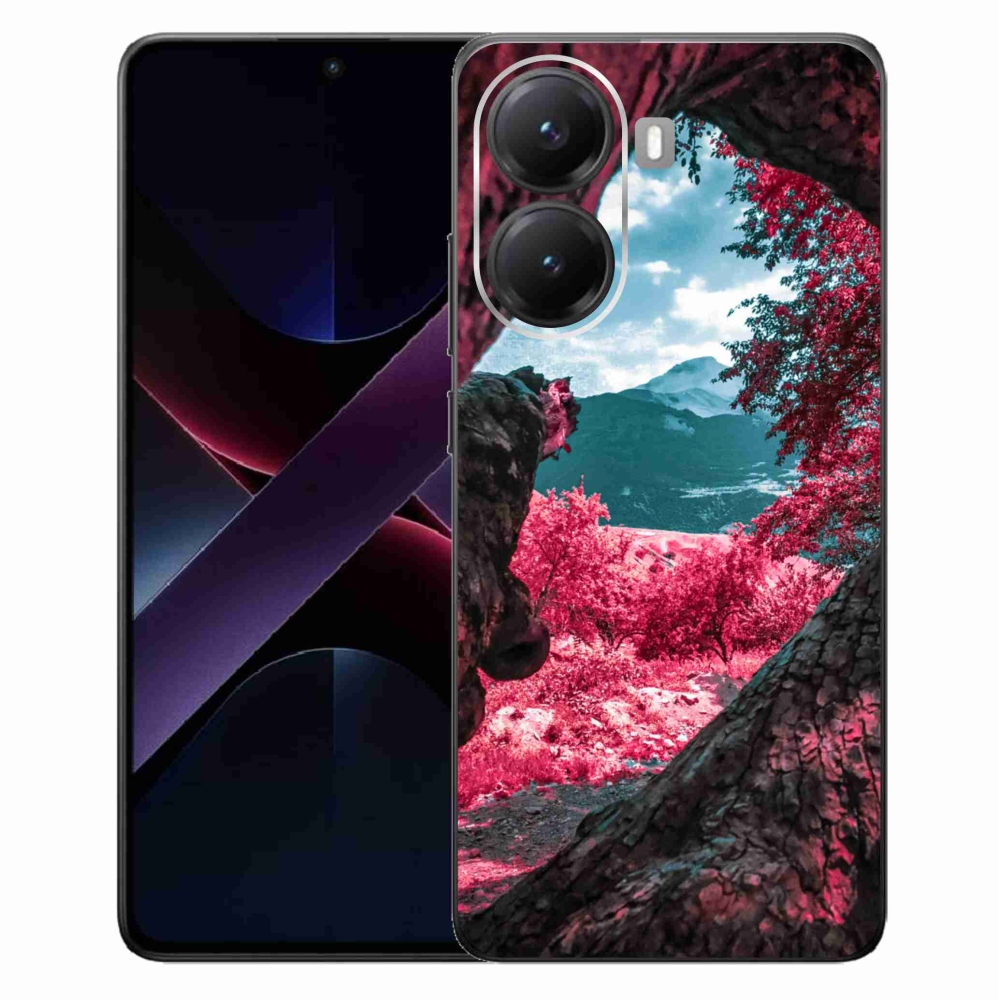 Gélový kryt mmCase na Xiaomi Poco X7 Pro 5G - výhľad na hory