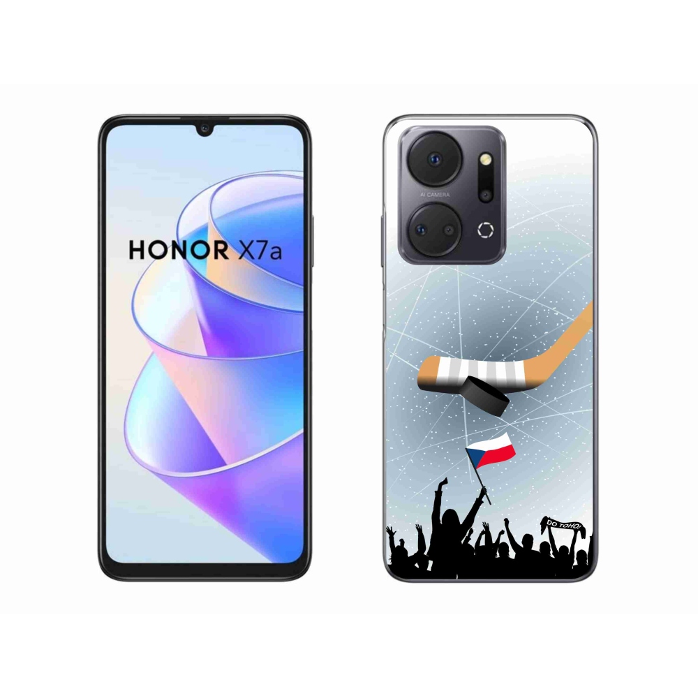 Gélový kryt mmCase na Honor X7a - fanúšikovia hokeja
