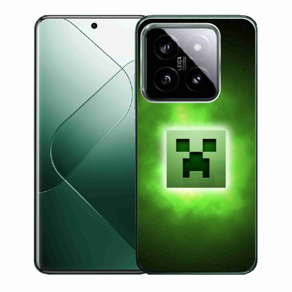 Gélový kryt mmCase na Xiaomi 14 - minecraft