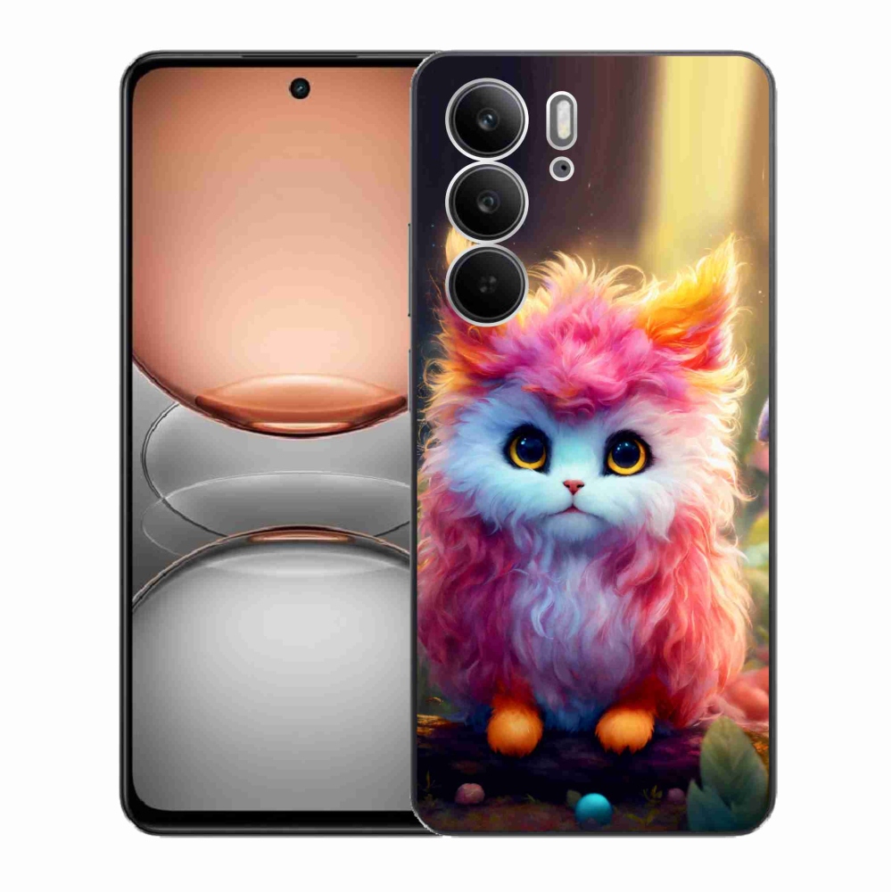 Gélový kryt mmCase na Realme C75 - roztomilé mačiatko 5