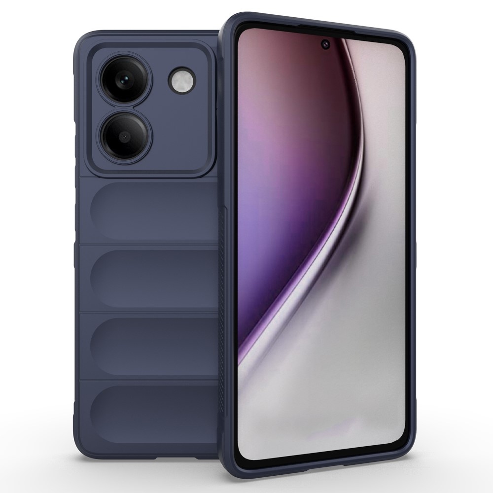 Rugg odolný gélový obal na Xiaomi Poco M7 Pro 5G - tmavomodrý