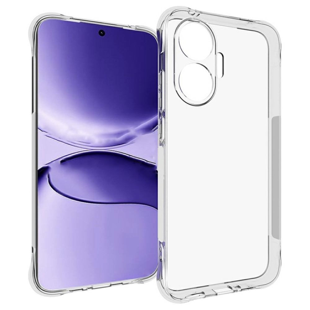 Priehľadný gélový obal s vystuženými rohmi na Xiaomi Poco F7 5G