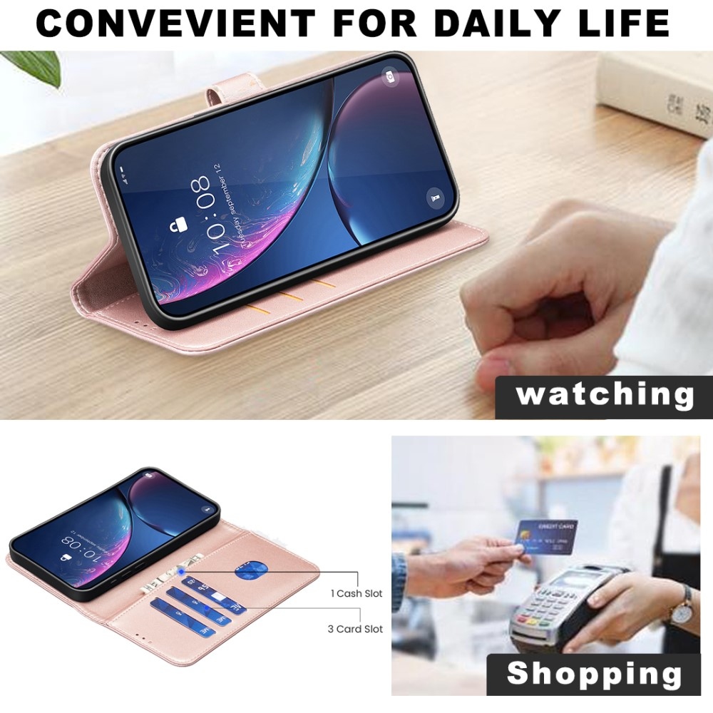 BNF knižkové púzdro na Samsung Galaxy Xcover 7 Pro - ružovozlaté