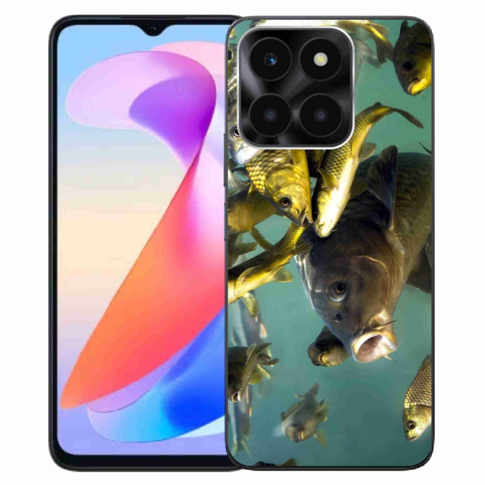 Gélový obal mmCase na Honor X6a - kŕdeľ rýb