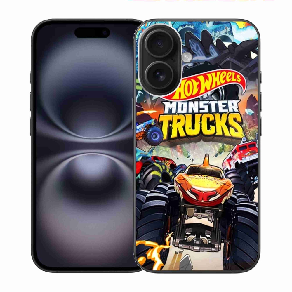 Gélový kryt mmCase na iPhone 16 - hot wheels 2