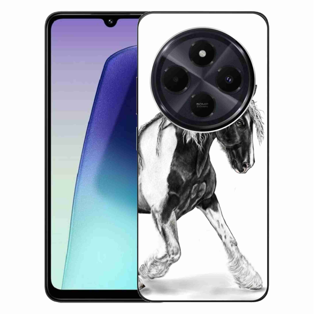 Gélový kryt mmCase na Xiaomi Redmi 14C/Poco C75 - kôň