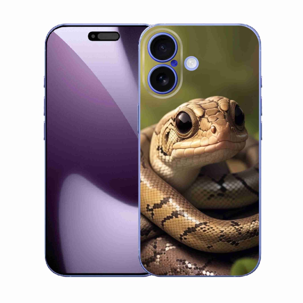 Gélový kryt mmCase na iPhone 17 - had 1