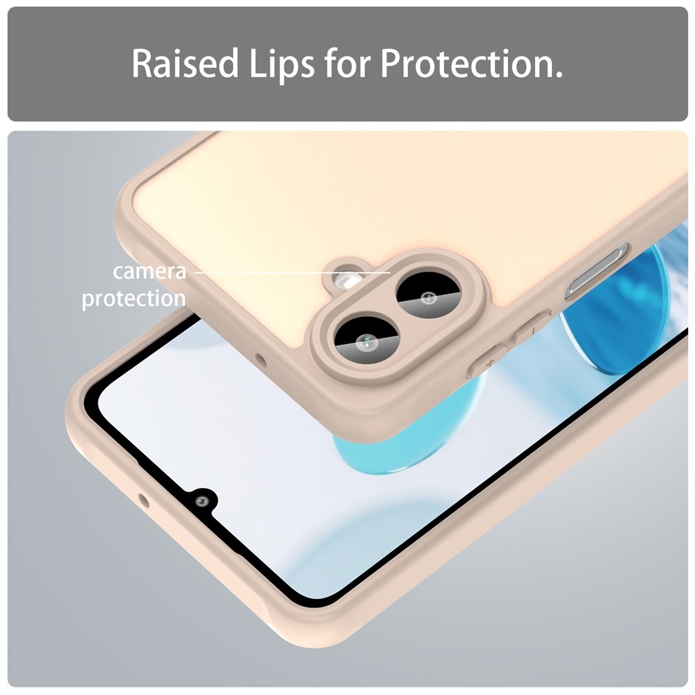 Proof gélový obal s pevným chrbtom na Samsung Galaxy A07 4G - oranžový