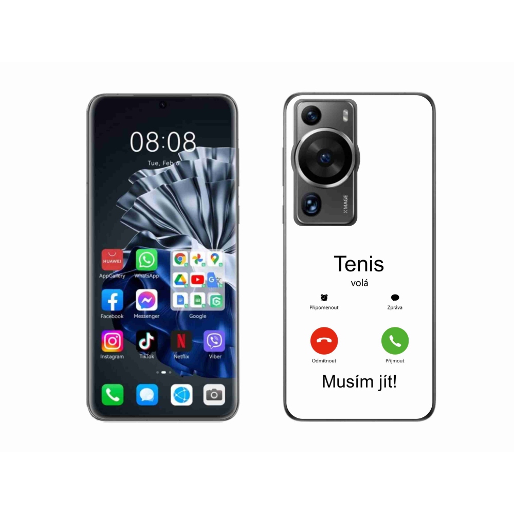 Gélový kryt mmCase na Huawei P60 Pro - tenis volá biele pozadie