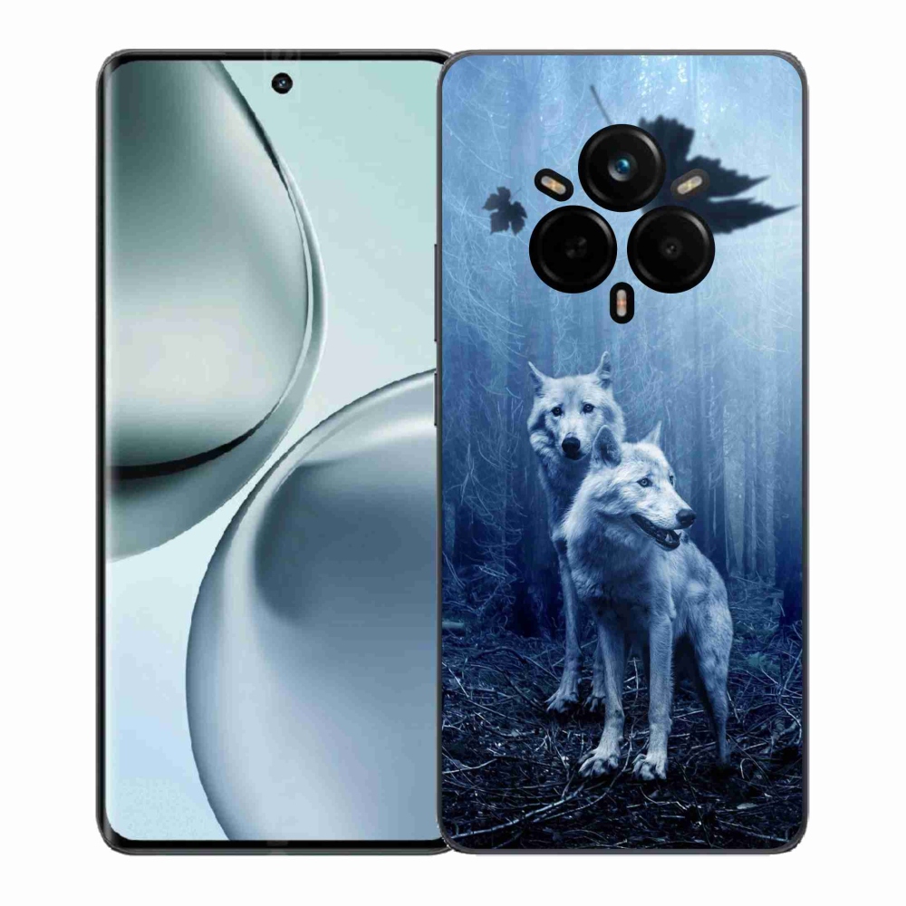 Gélový kryt mmCase na Realme 14 Pro+ 5G - vlci v lese
