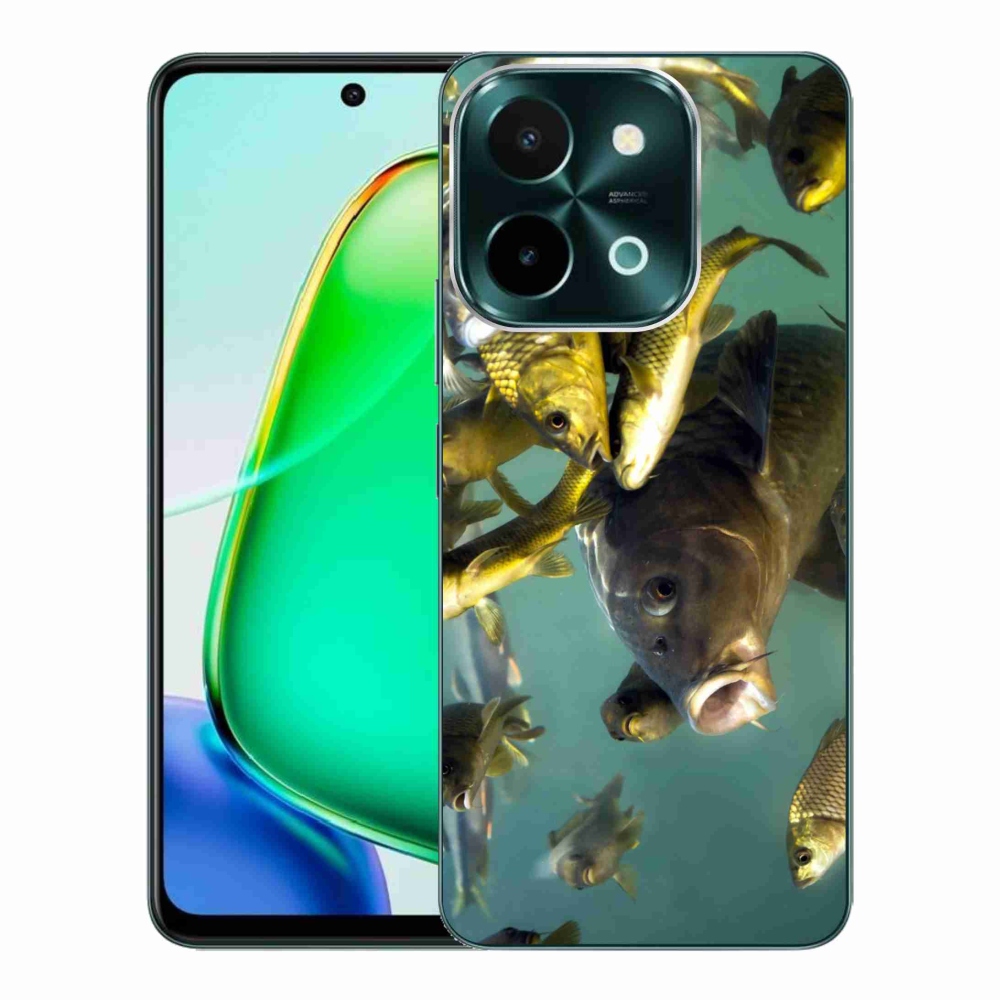 Gélový obal mmCase na Vivo Y28 - kŕdeľ rýb