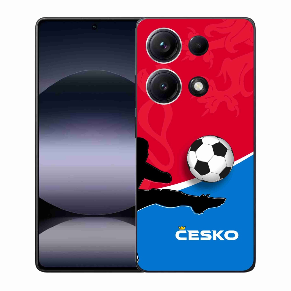 Gélový kryt mmCase na Xiaomi Redmi Note 14S - futbal Česko 2