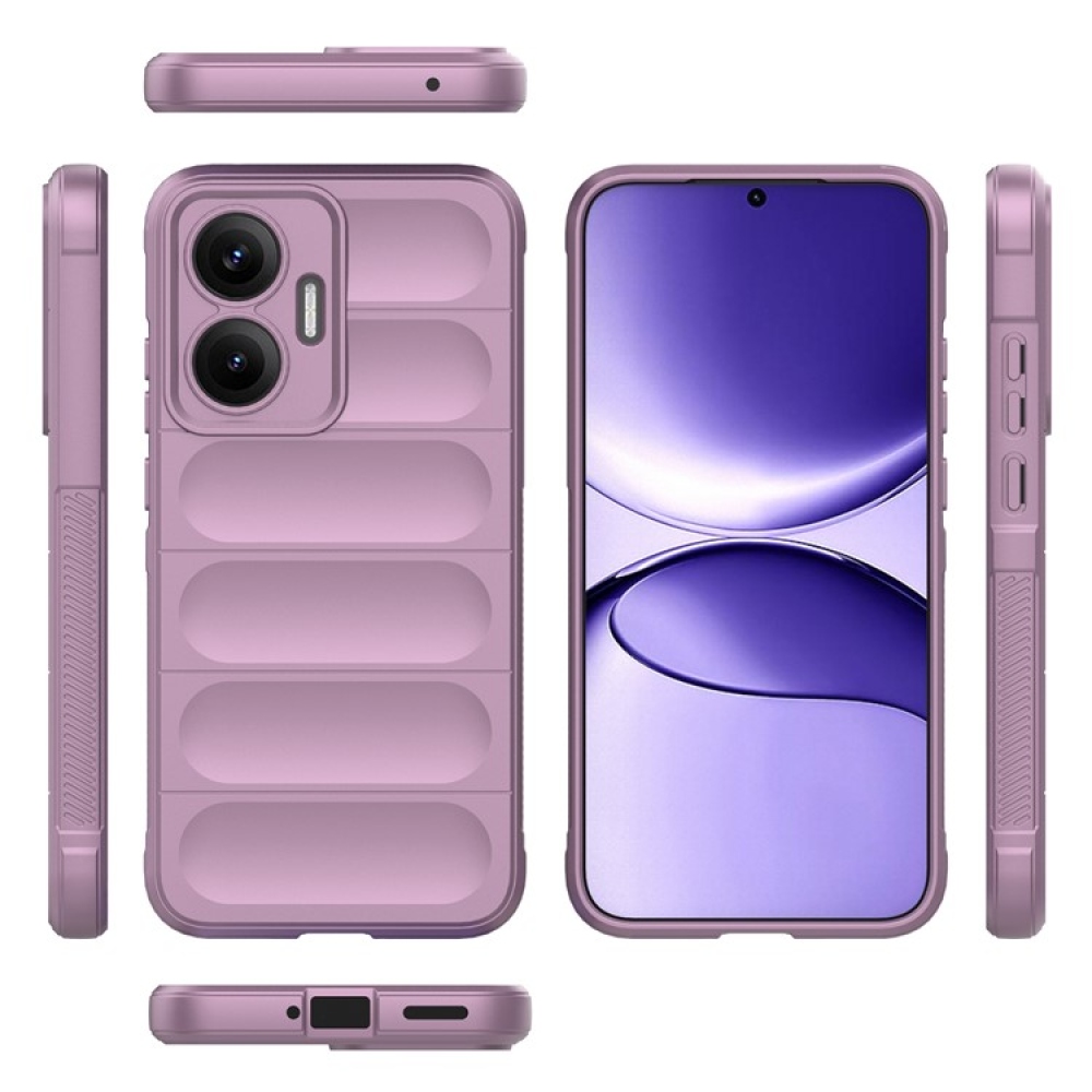 Rugg odolný gélový obal na Xiaomi Poco F7 5G - svetlofialový