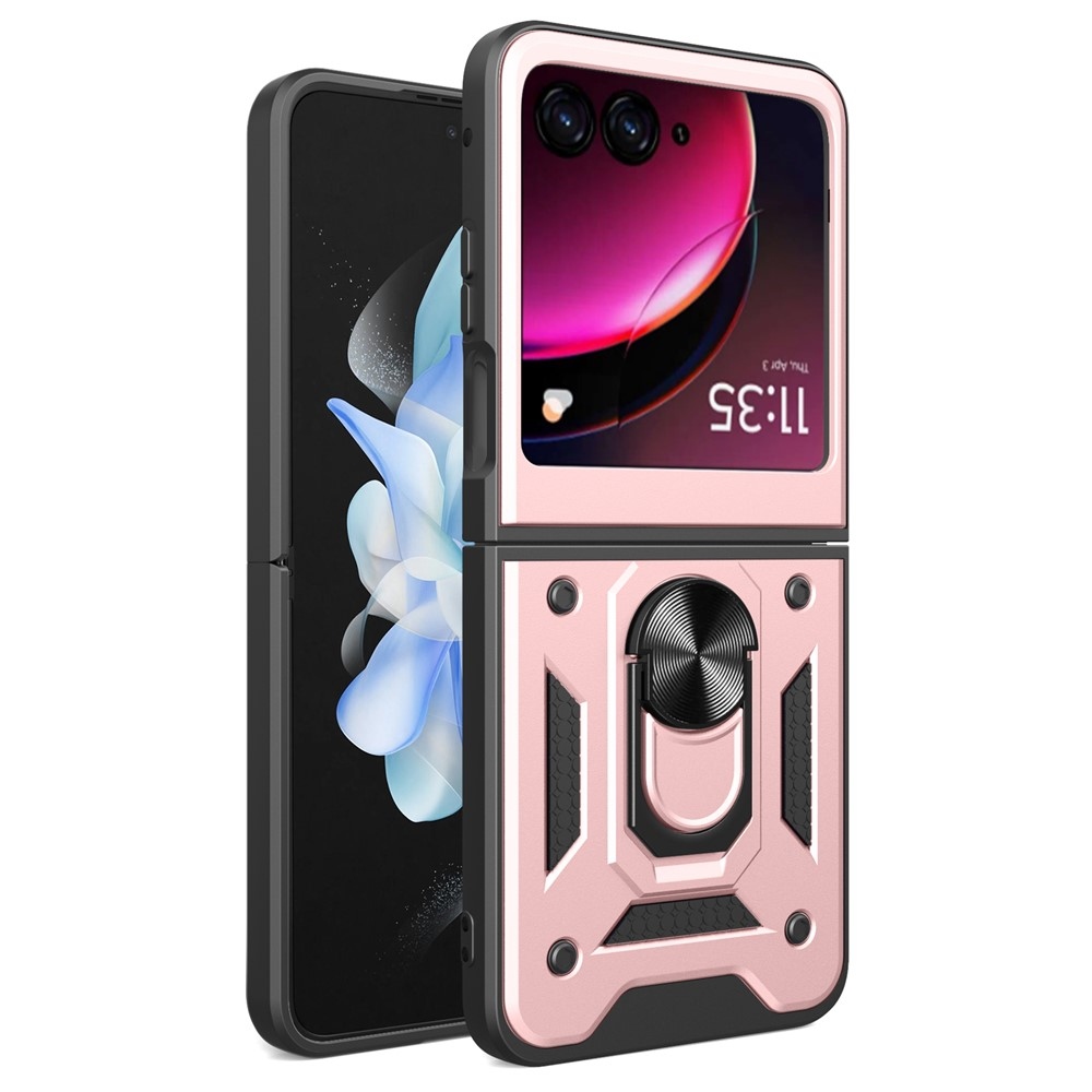 Slide odolný kryt na Motorola Razr 40 Ultra 5G - ružovozlatý