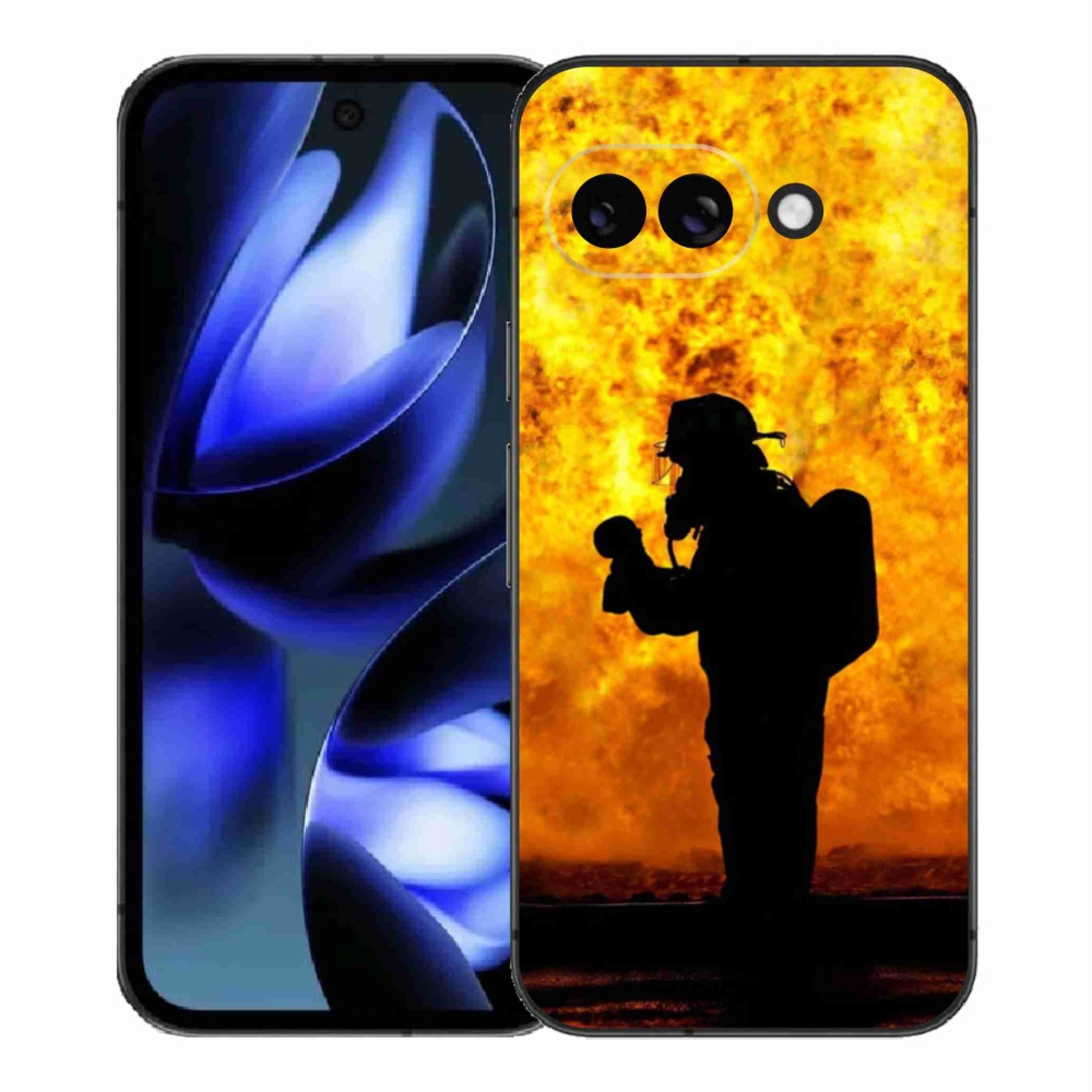 Gélový kryt mmCase na Google Pixel 9a - hasič