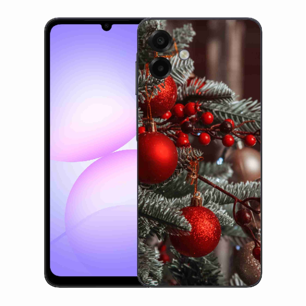 Gélový kryt mmCase na Samsung Galaxy A07 4G - vianočné ozdoby 2