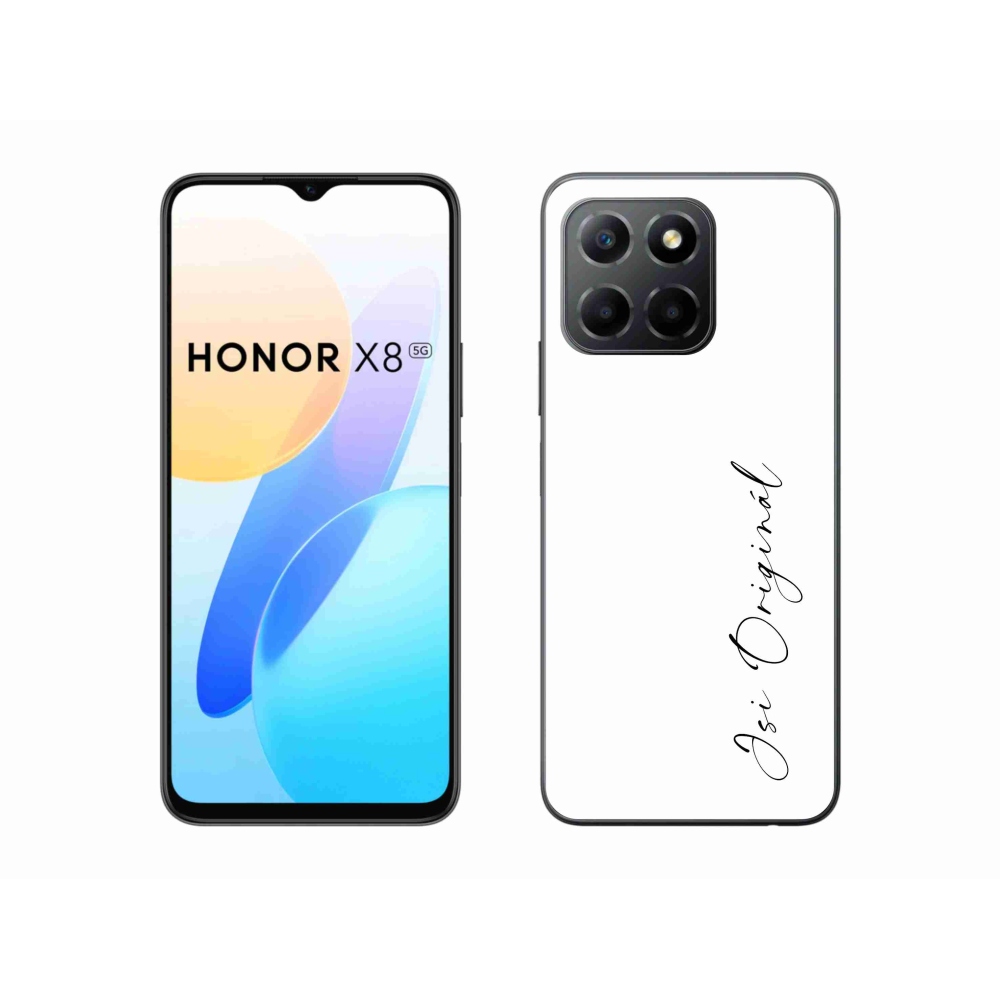 Gélový kryt mmCase na Honor X8 5G/Honor 70 Lite 5G - si originál biele pozadie