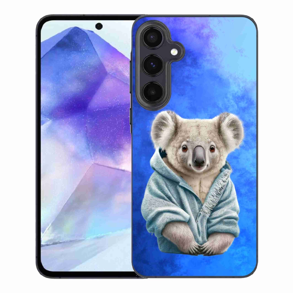 Gélový kryt mmCase na Samsung Galaxy A55 5G - koala vo svetri