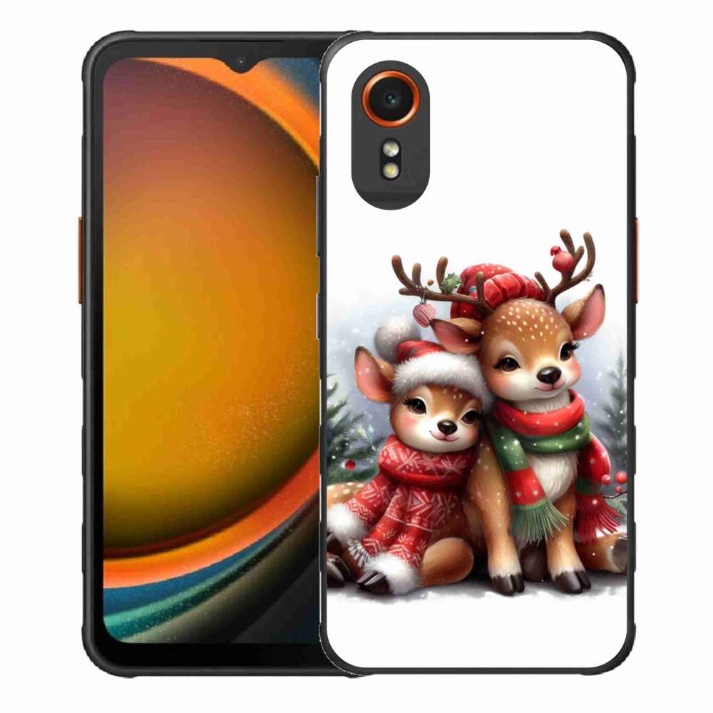 Gélový kryt mmCase na Samsung Galaxy Xcover 7 - vianočné soby