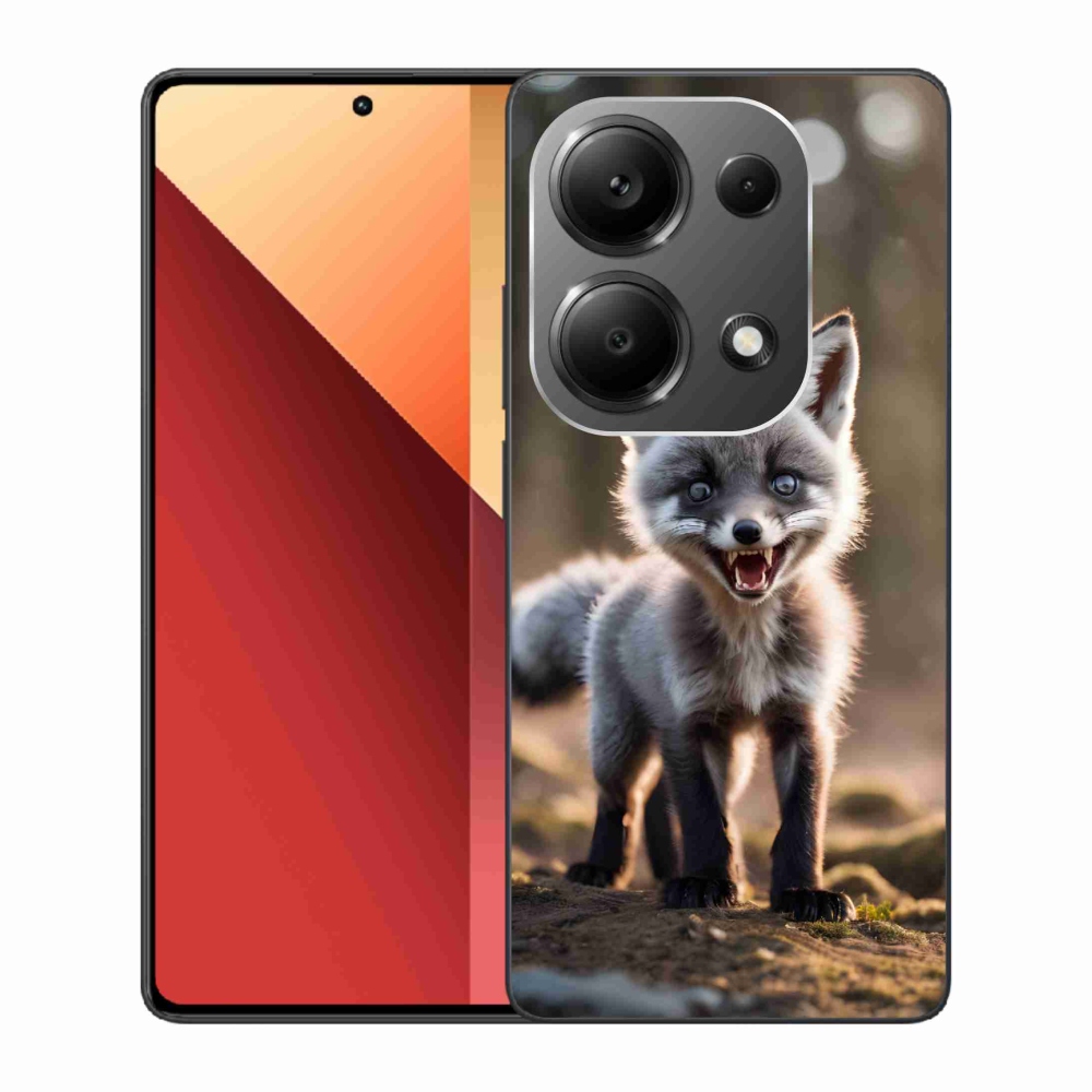Gélový kryt mmCase na Xiaomi Redmi Note 13 Pro 4G/Poco M6 Pro - rozzúrená líška