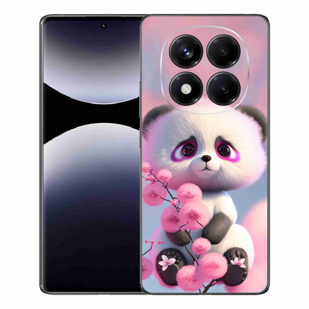 Gélový kryt mmCase na Xiaomi Redmi Note 14 Pro - roztomilá panda 1