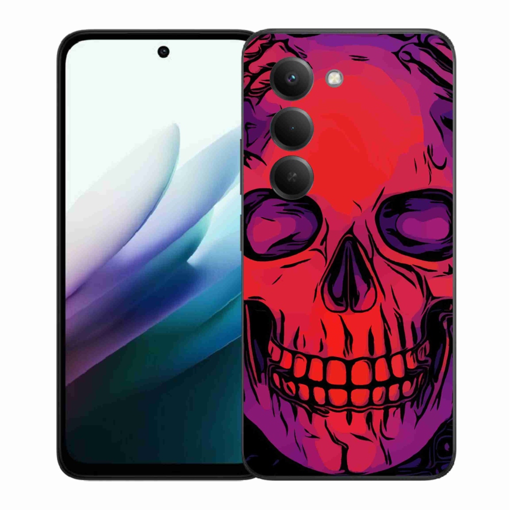 Gélový kryt mmCase na Xiaomi Redmi 15 4G/5G (171mm) - lebka