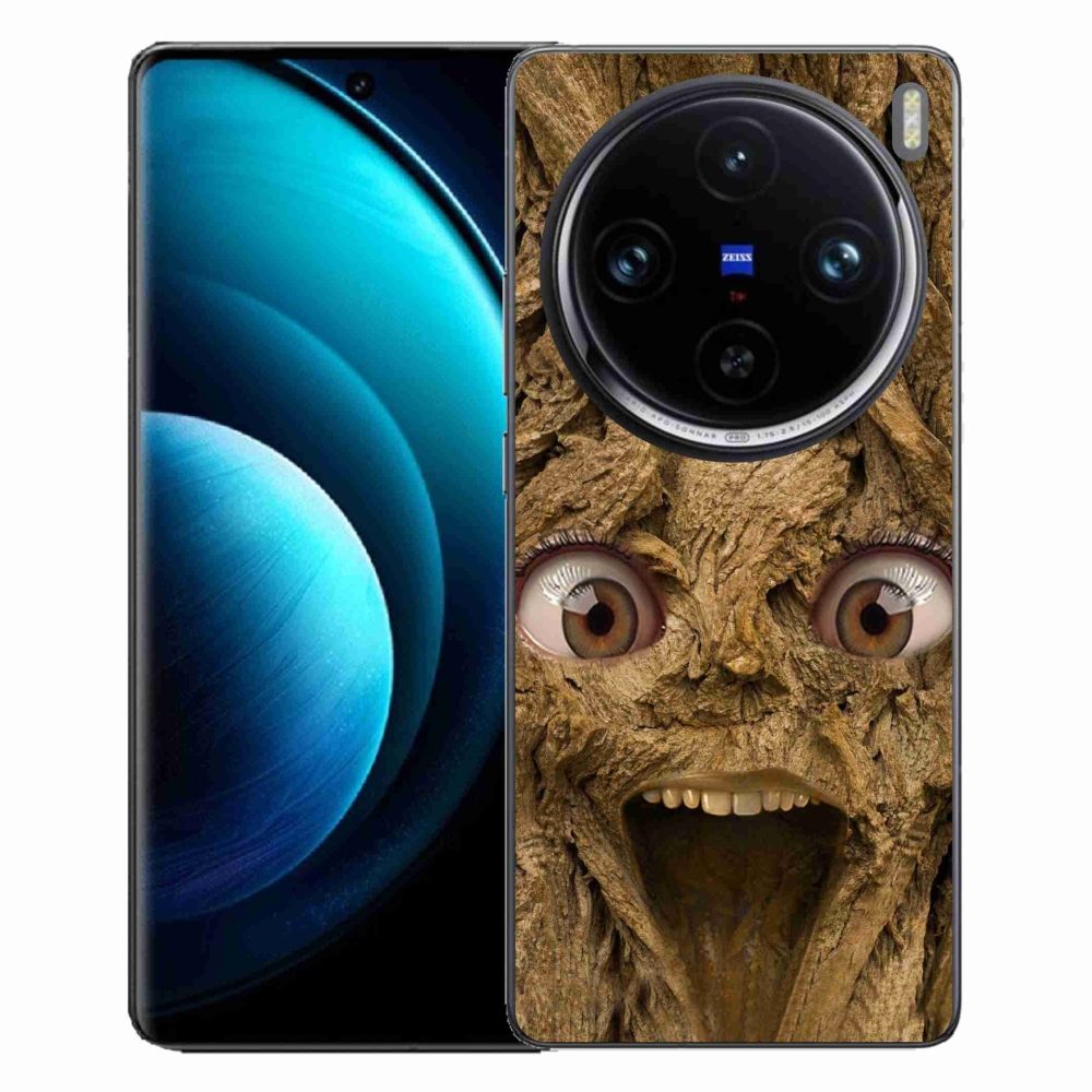 Gélový kryt mmCase na Vivo X100 Pro 5G - veselý strom s očami