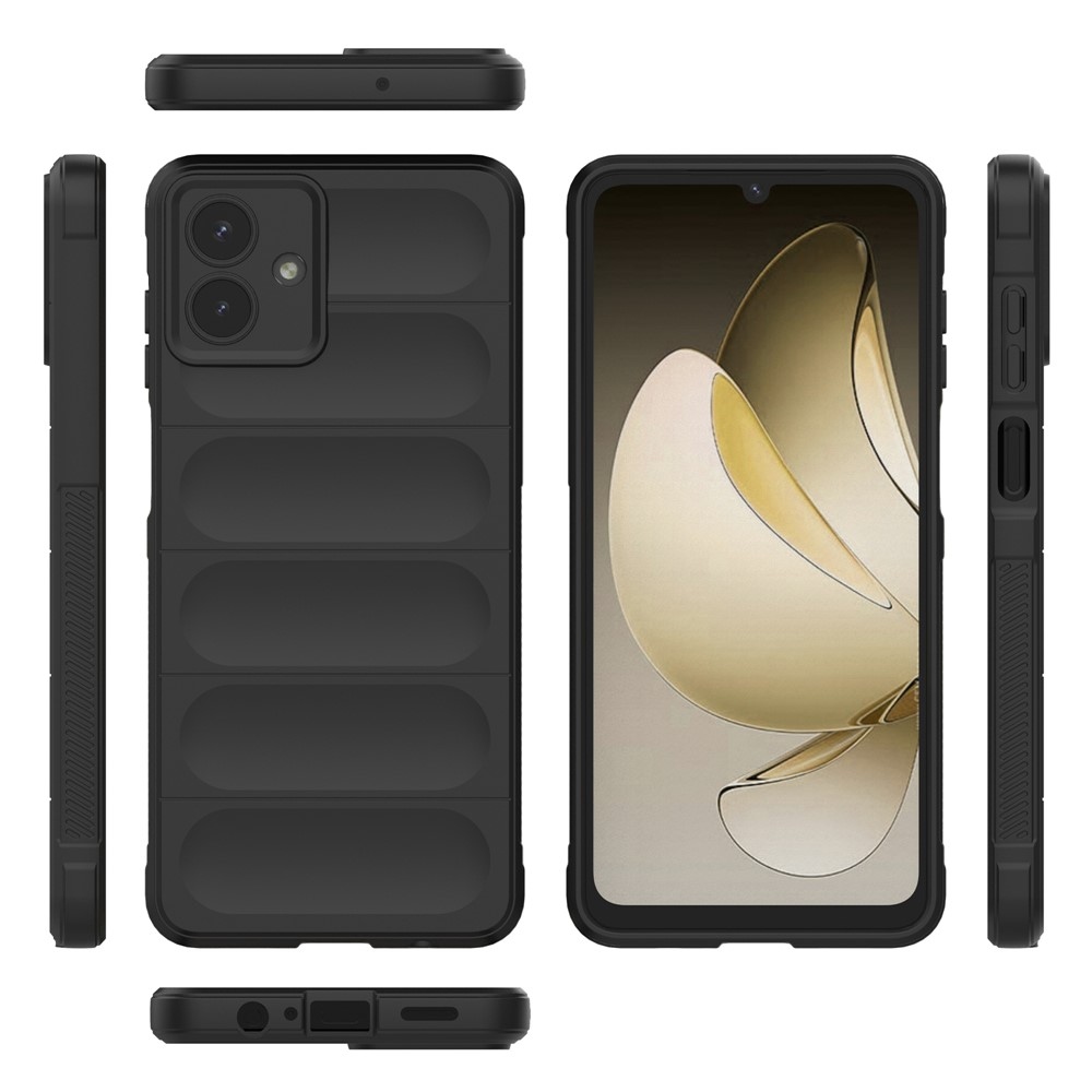 Rugg odolný gélový obal na Samsung Galaxy A07 4G - čierny