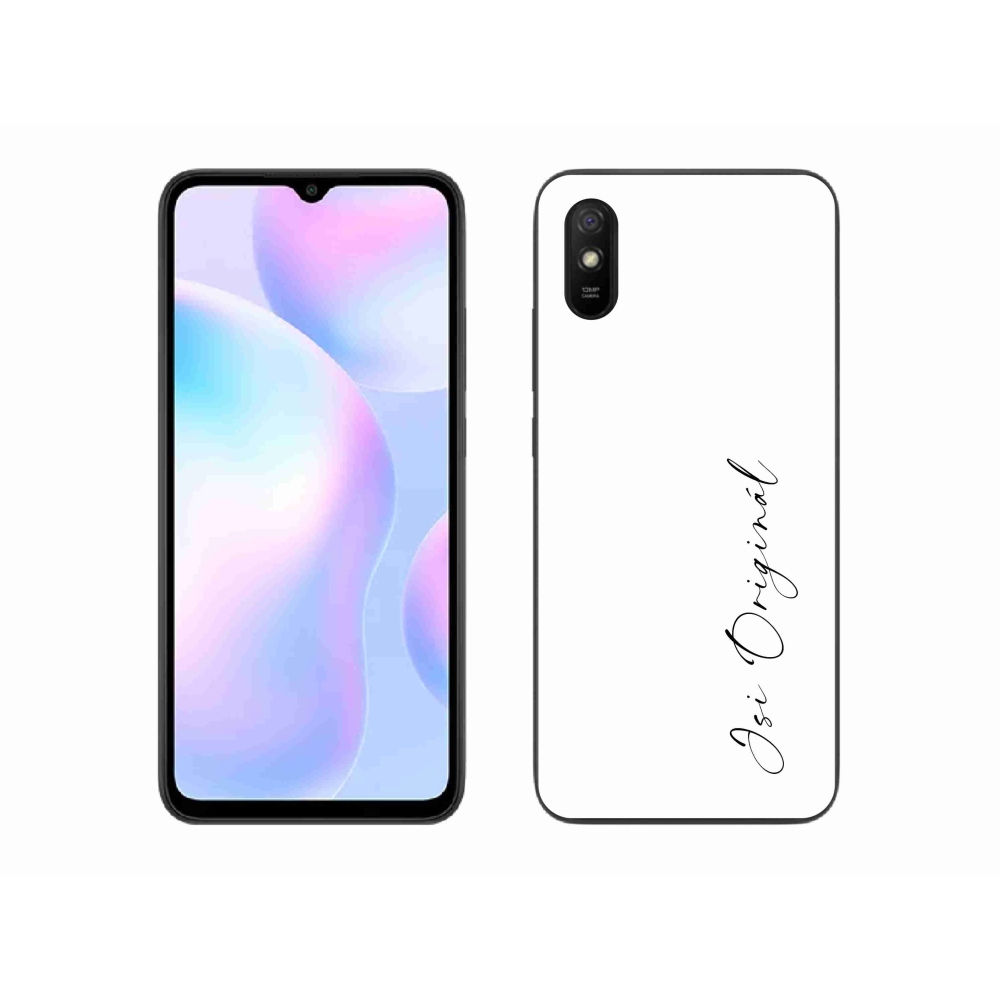 Gélový kryt mmCase na Xiaomi Redmi 9A - si originál biele pozadie