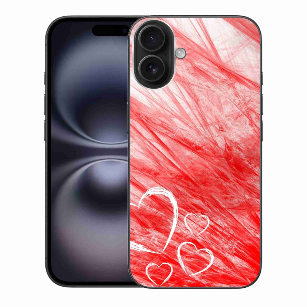 Gélový kryt mmCase na iPhone 16 Plus - heart