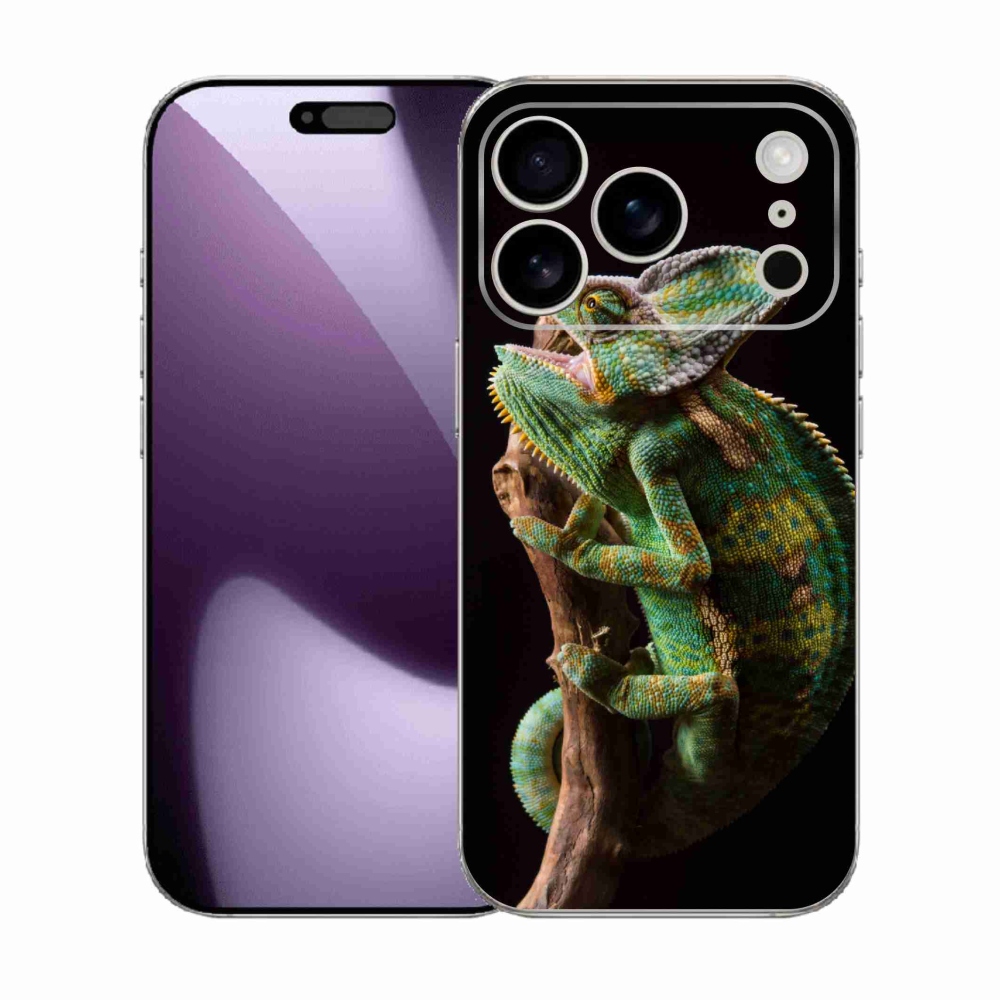 Gélový kryt mmCase na iPhone 17 Pro - chameleón