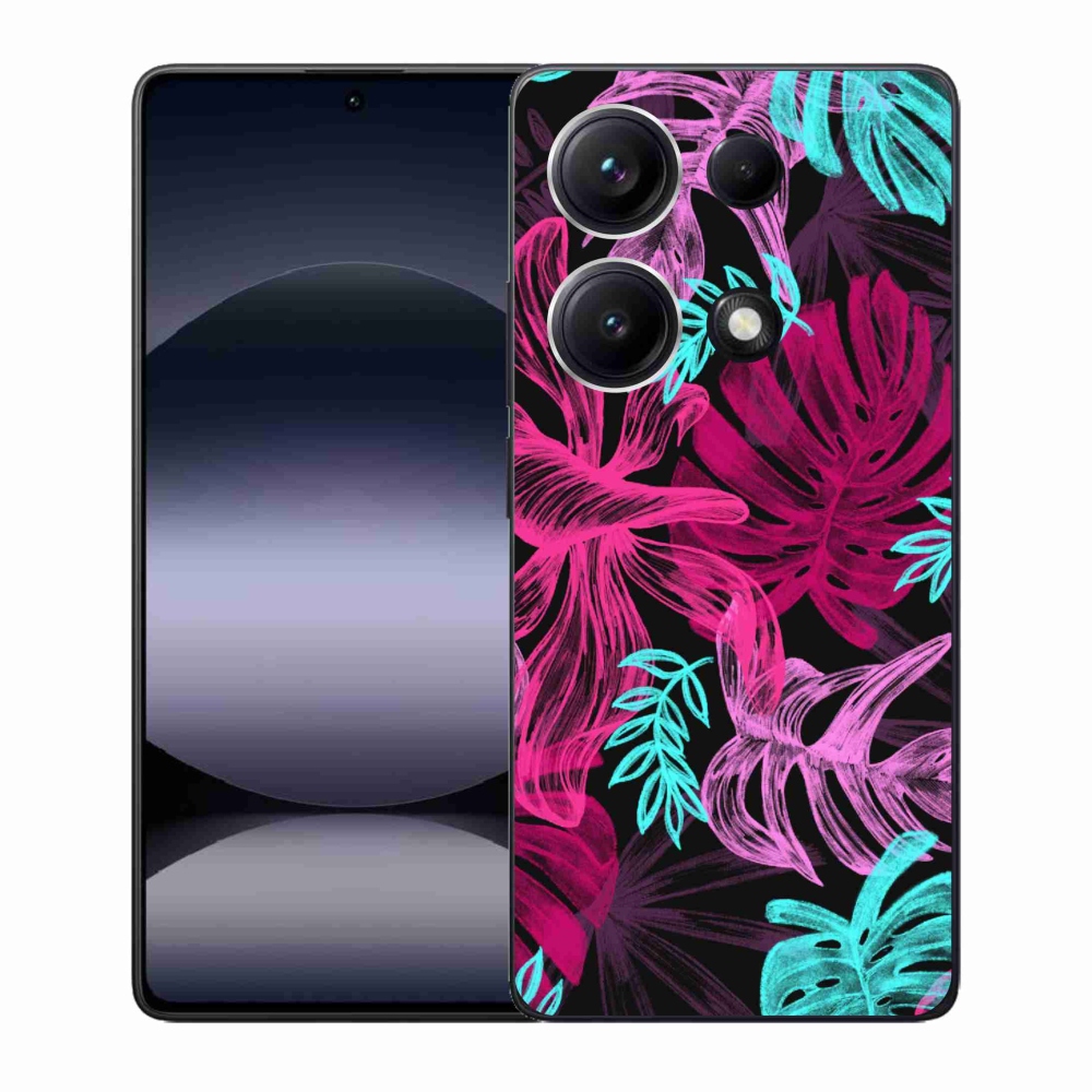 Gélový kryt mmCase na Xiaomi Redmi Note 14S - kvety 1