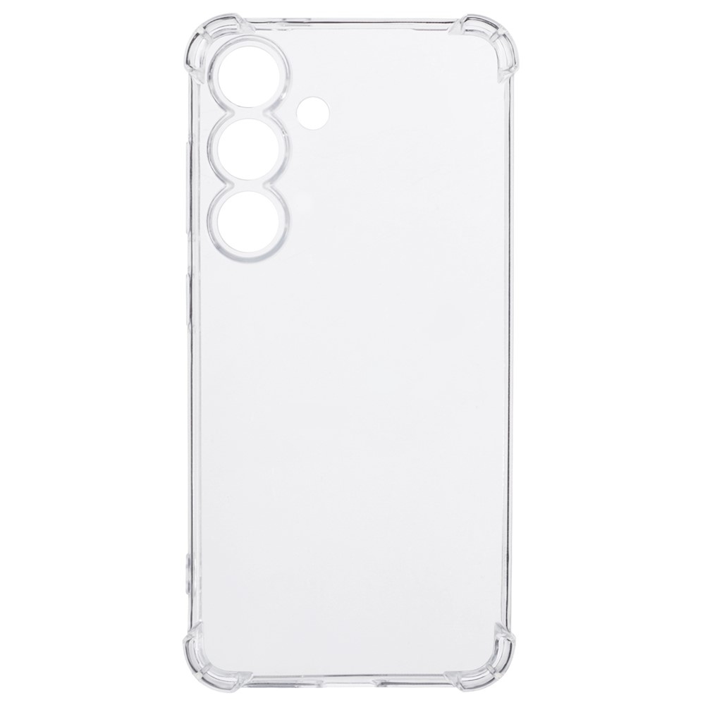 Priehľadný gélový obal so zosilnenými rohmi na Samsung Galaxy S25 FE