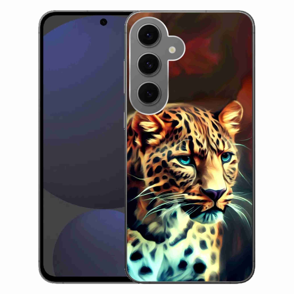 Gélový kryt mmCase na Samsung Galaxy S24 FE - leopard