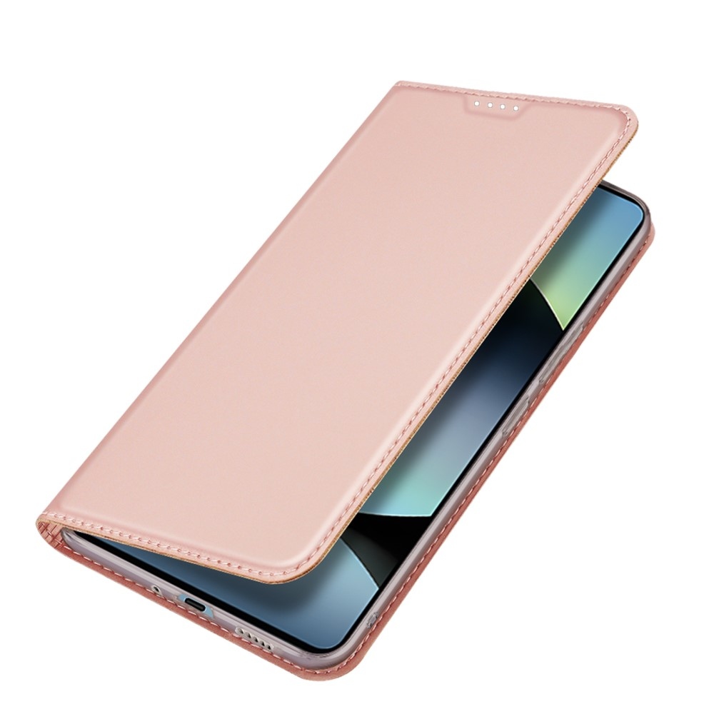 DUX knižkové puzdro na Xiaomi Redmi Note 14S - ružovozlaté