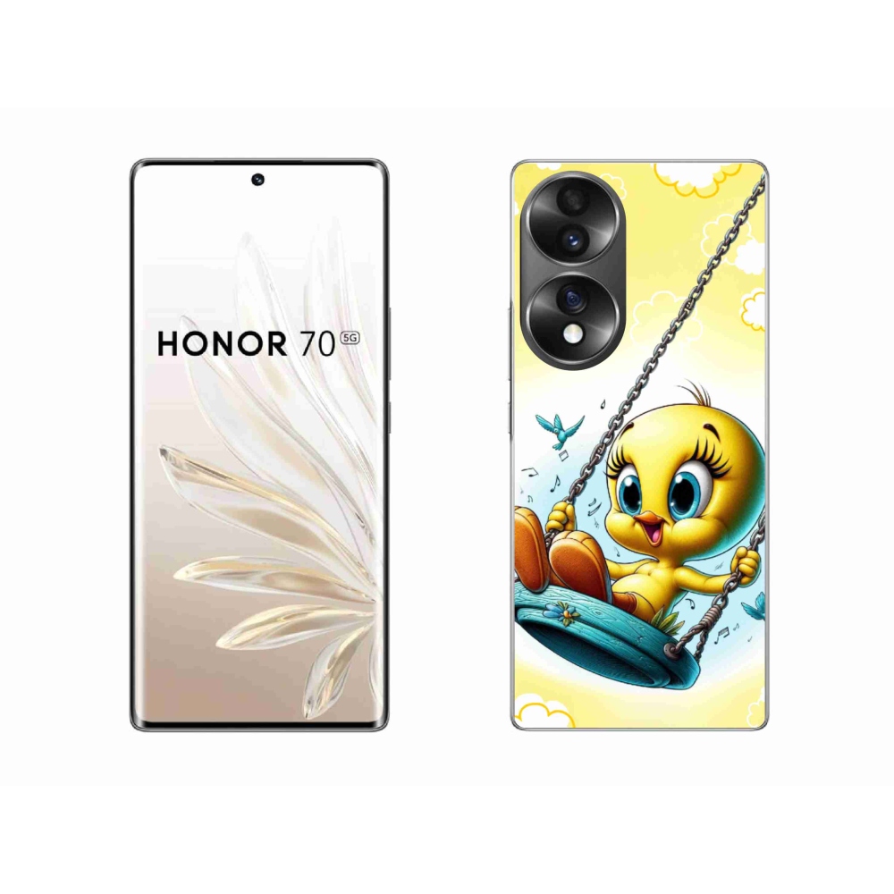 Gélový kryt mmCase na Honor 70 - tweety