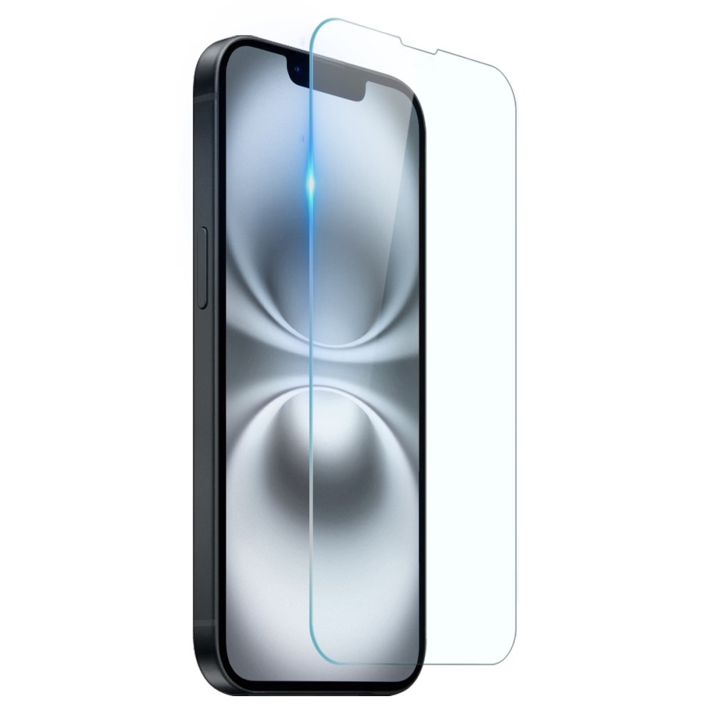 NORTHJO priehľadný gélový obal + tvrdené sklo na iPhone 16e - priehľadný