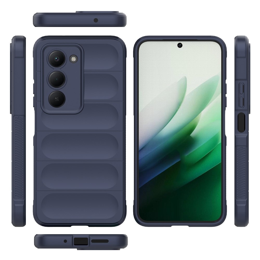Rugg odolný gélový obal na Xiaomi Redmi 15 5G (169mm) - tmavomodrý