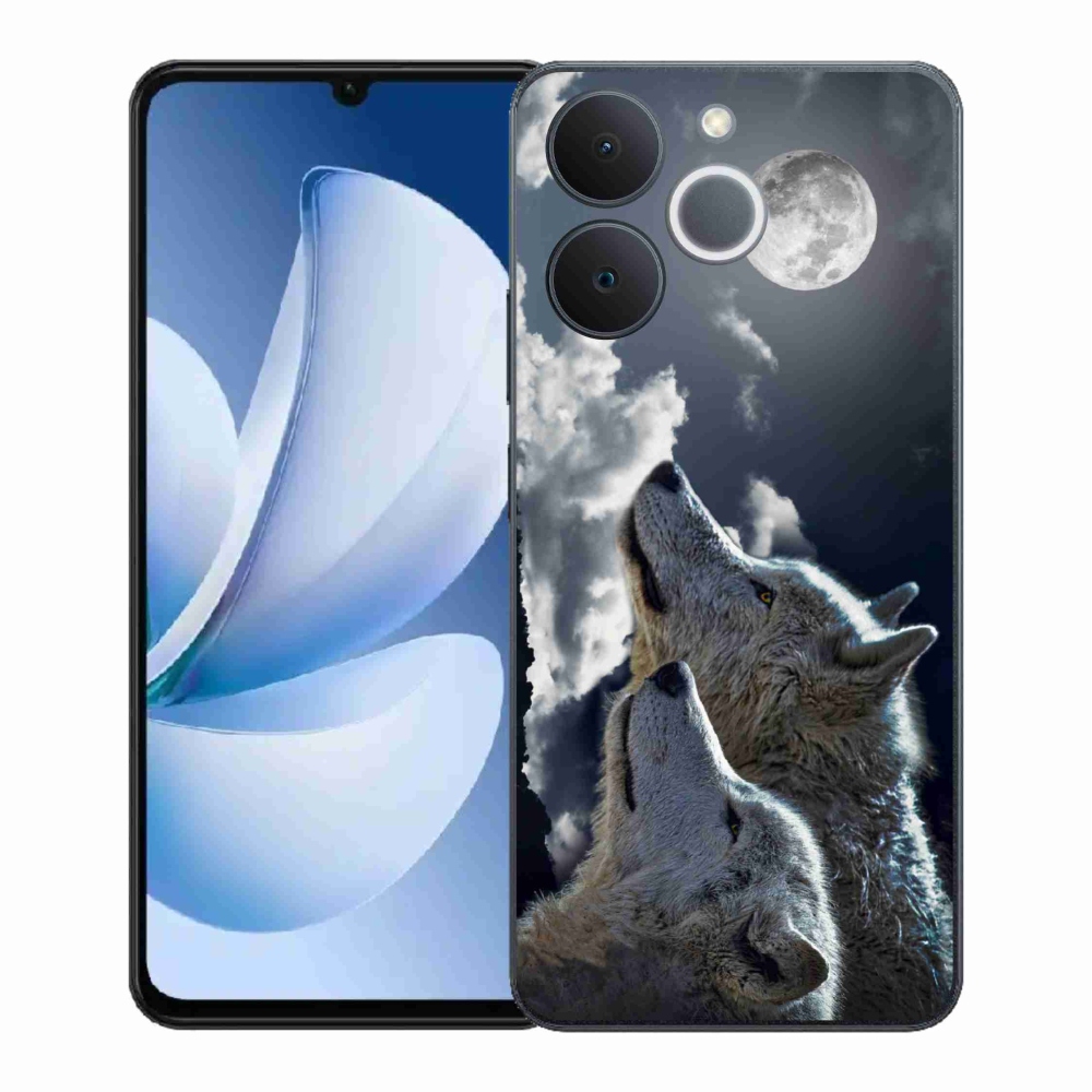 Gélový kryt mmCase na Realme Note 70T - vlci