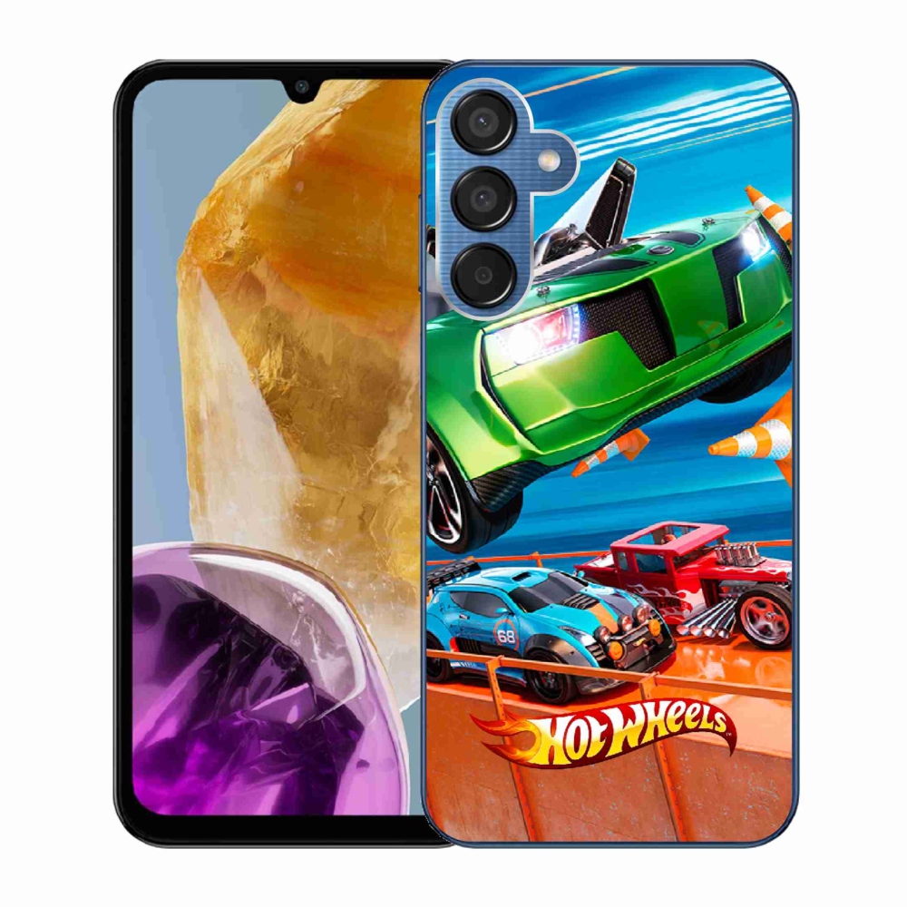 Gélový kryt mmCase na Samsung Galaxy M15 5G - hot wheels 1