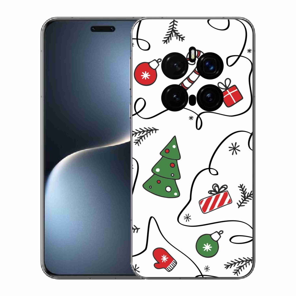 Gélový kryt mmCase na Honor Magic 7 Pro 5G - vianočné motívy