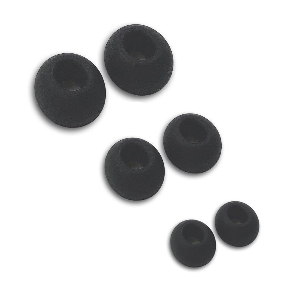 Sada čiernych silikónových špuntov do slúchadiel AirPods Pro / Pro 2