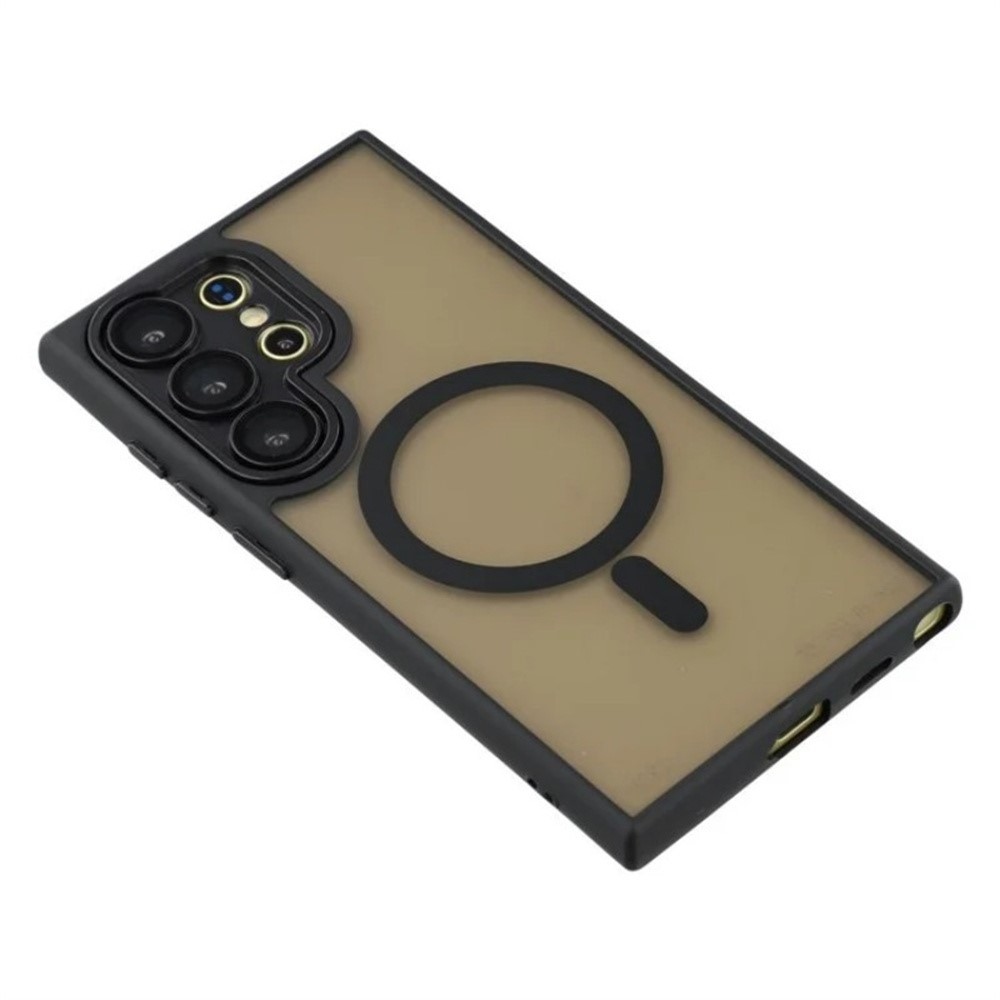 QB odolný kryt s podporou MagSafe na Samsung Galaxy S26 Ultra - čierny