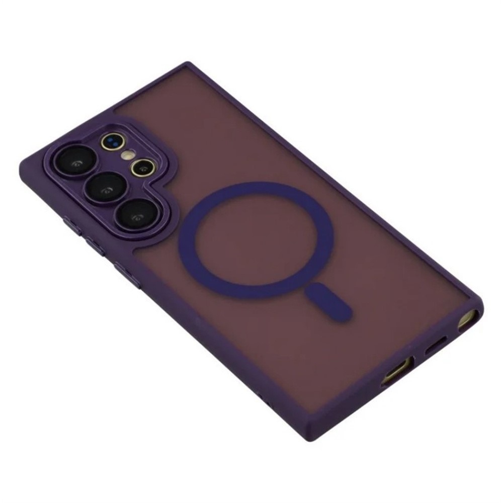 QB odolný kryt s podporou MagSafe na Samsung Galaxy S26 Ultra - fialový