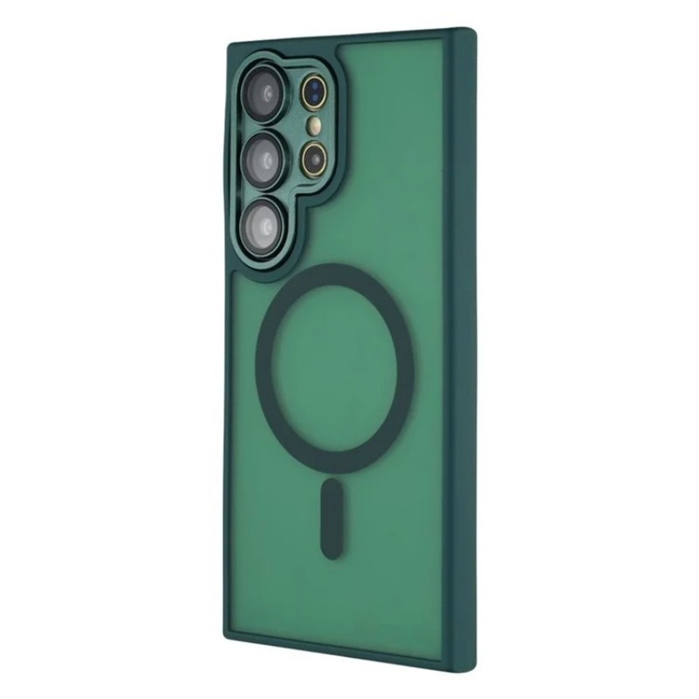 QB odolný kryt s podporou MagSafe na Samsung Galaxy S26 Ultra - zelený