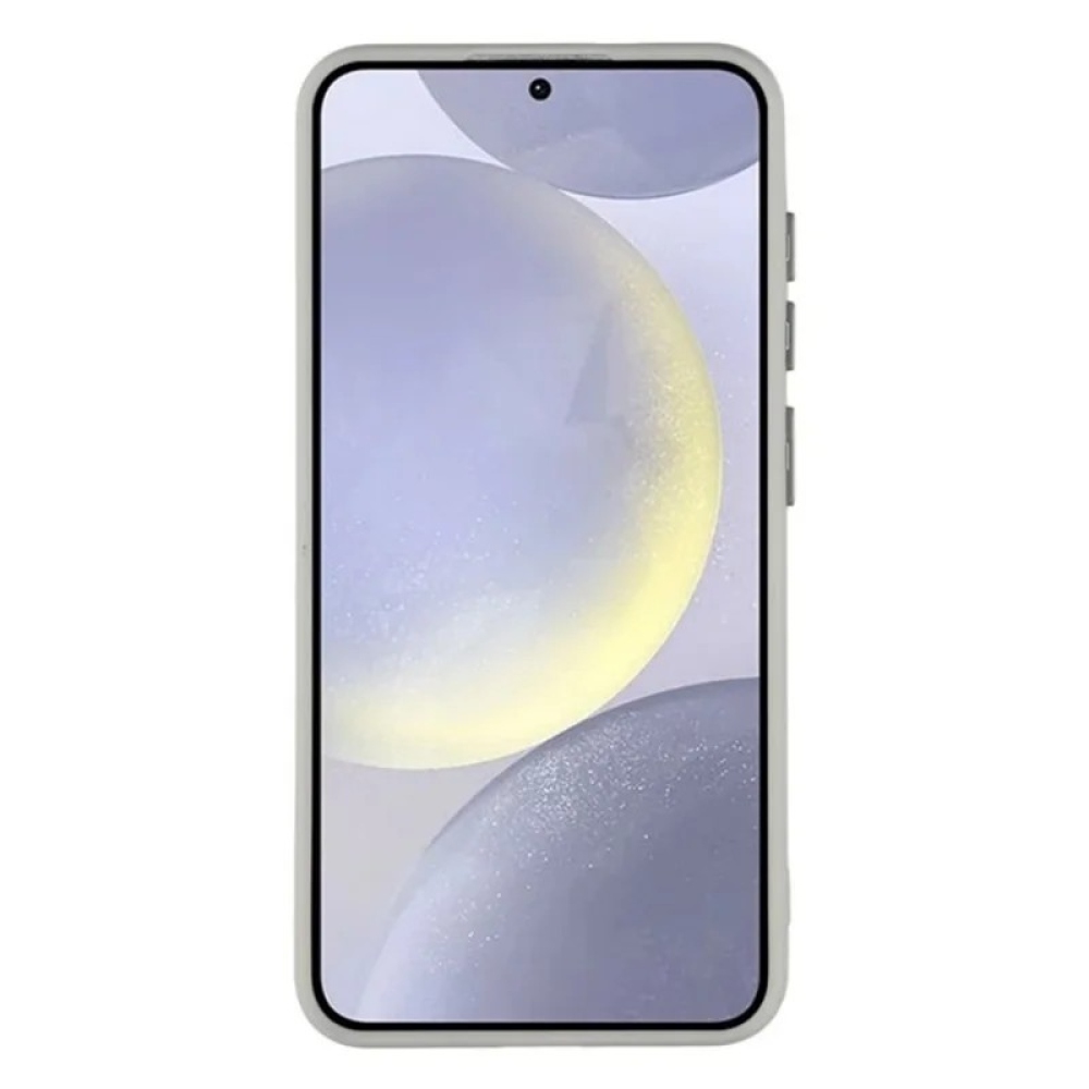 QB1 WLF obal s pevným chrbtom a MagSafe na Samsung Galaxy S26 FE - sivý